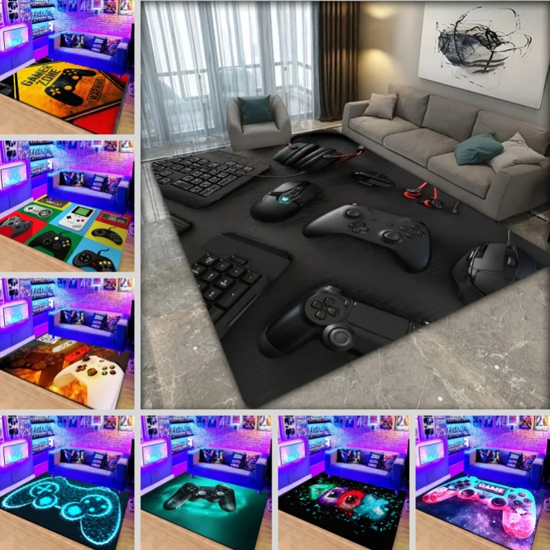 Outdoor Sports Hall - 3D เกมคอนโซลคอนโทรลเลอร์พรมสําหรับห้องนั่งเล่นห้องนอนเด็ก Crawling MAT ลื่น E-Sports