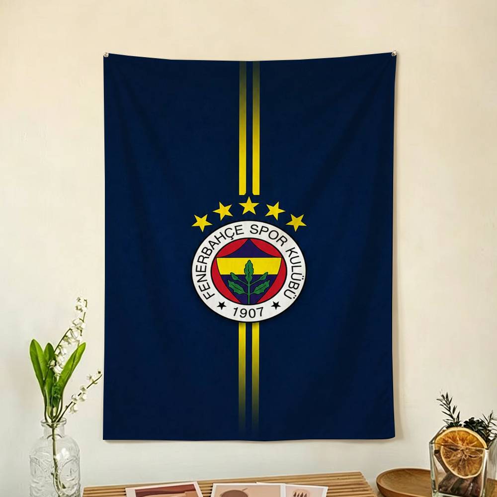 Outdoor Sport Background - ธงแขวนผนัง F-Fenerbahce Sport K-Kulubu สำหรับตกแต่งห้องนอน บ้าน
