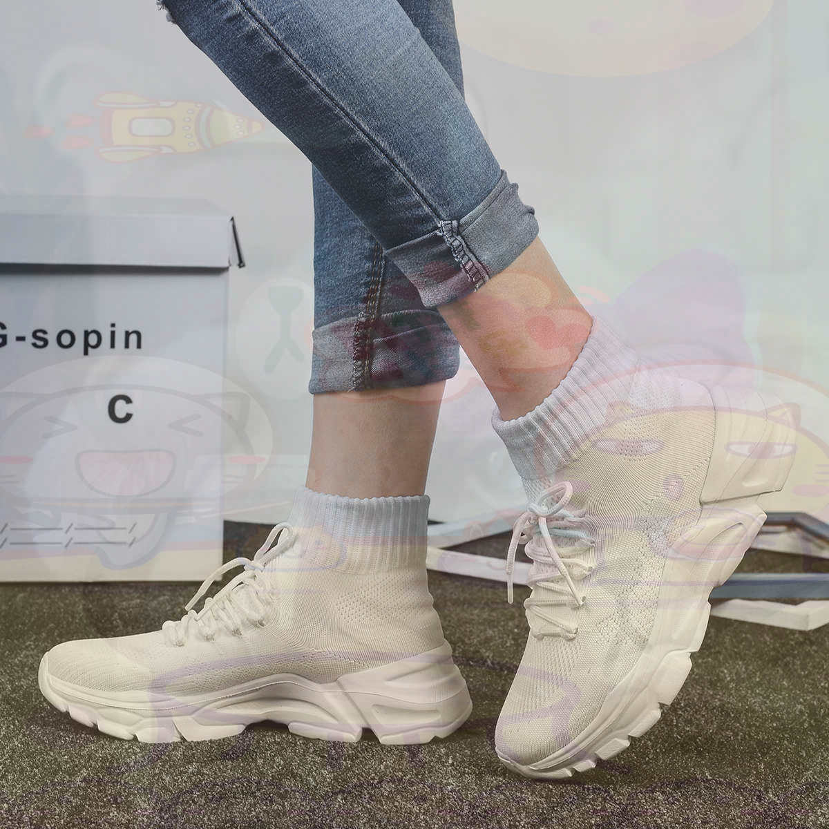 Outdoor Sport Uk - เพิ่มความสูงฤดูร้อนบาสเกตบอลบาสเกตบอลผู้หญิงกีฬารองเท้ารองเท้าผ้าใบใหม่ผู้หญิงยี่ห้อกรีฑาออกกําลังกายที่ไม่ซ้ํากัน
