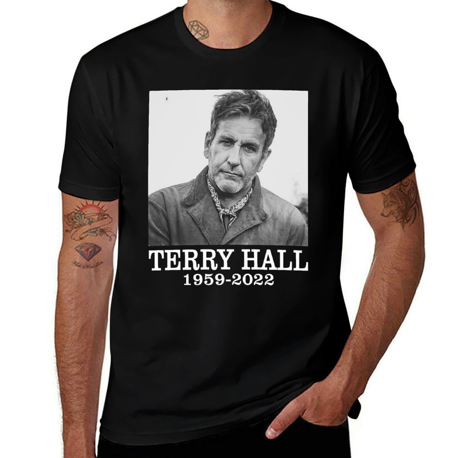 Outdoor Sports Hall - RIP TERRY HALL 1959-2022 เสื้อยืดกีฬากลางแจ้งน้ำหนักเบา