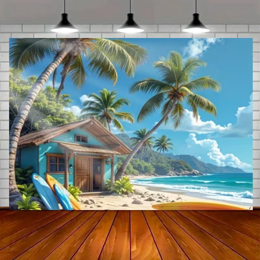 ฤดูร้อน ธีมกระดานโต้คลื่น ฉากห - Outdoor Sport Background บทวิจารณ์และราคา