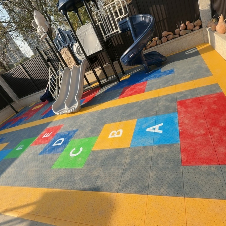 กระเบื้องปูพื้นสนามบาสเก็ตบอลแ - Outdoor Sport Court Tiles บทวิจารณ์และราคา