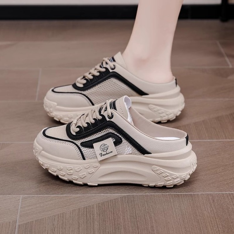 รองเท้าผ้าใบผู้หญิงแบบเปิดหลัง - Outdoor Sport With Sticks บทวิจารณ์และราคา